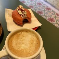 Rapsberry Berliner y cafe  at Santa Vegana in Barcelona