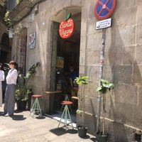 Outside   at Santa Vegana in Barcelona
