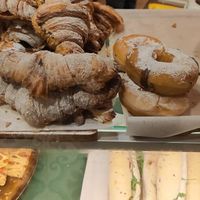 Croissants and donuts at Santa Vegana in Barcelona