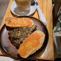 Tortilla de espinaca con 🇪🇸👌🏻 at Santa Vegana in Barcelona