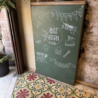 100% vegan 🌱.  at Santa Vegana in Barcelona