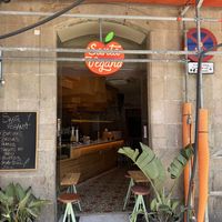 Entrance .  at Santa Vegana in Barcelona