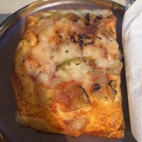 Pizza  at Santa Vegana in Barcelona