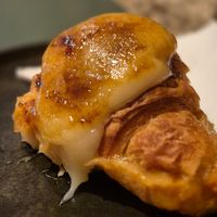 Catalonia creme croissant at Santa Vegana in Barcelona