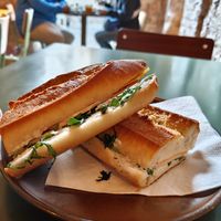Ham and cheese at Santa Vegana in Barcelona