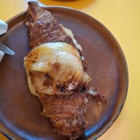 With crema catalan at Santa Vegana in Barcelona
