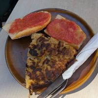 Leak tortilla 5/4 at Santa Vegana in Barcelona