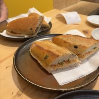 bolognese sandwich, thuna sandwich at Santa Vegana in Barcelona