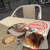 Great vegan pastries x  at Santa Vegana in Barcelona