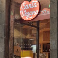 Best vegan burger spot! at Santa Vegana in Barcelona