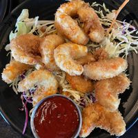 panko shrimp  #Veganuary at Sura Korean BBQ & Tofu House in Long Beach