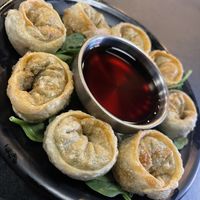 Fried wontons   at Sura Korean BBQ & Tofu House in Long Beach
