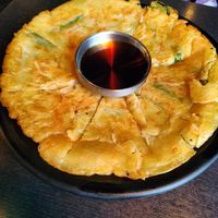 Scallion pancake at Sura Korean BBQ & Tofu House in Long Beach