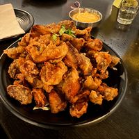 Fried Mushrooms (the BEST) at Sura Korean BBQ & Tofu House in Long Beach