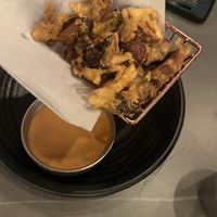 Shroom fries   at Sura Korean BBQ & Tofu House in Long Beach