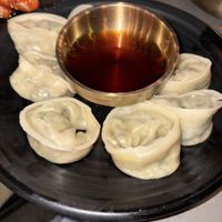 steamed dumplings   at Sura Korean BBQ & Tofu House in Long Beach