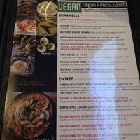 Menu at Sura Korean BBQ & Tofu House in Long Beach