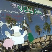 cute store front at Sura Korean BBQ & Tofu House in Long Beach