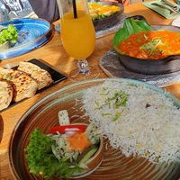Vegan and vegetarian dishes  at Sangam in Aalen