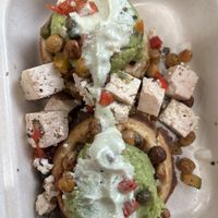 greek waffle toast   at BARE Blends in Saratoga Springs