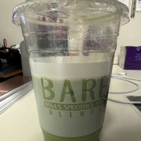 I already drank half but you have an idea of what it is    at BARE Blends in Saratoga Springs