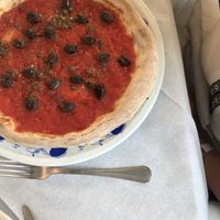 Pizza siciliana (without anchovies)  at Pizzeria San Gennaro in Cuneo