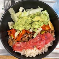 Vegan rice bowl  at Nachos in Cannes
