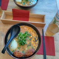 Vegan miso ramen at 957 Ramen Bar in Marburg