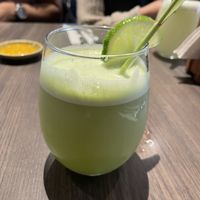 Limonada con hierbaluisa  at Doomo Saltado in Lima