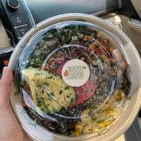 macro bowl  at Vibe Organic Kitchen & Juice in Costa Mesa