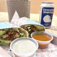 Avocado Caesar Wrap  at Vibe Organic Kitchen & Juice in Costa Mesa
