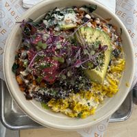 Yum!  at Vibe Organic Kitchen & Juice in Costa Mesa