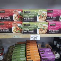 Nut roasts at Independent Food & Drink in Seahouses