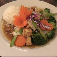 buddhas feast with tofu  at Sa La Thai Lancaster in Lancaster