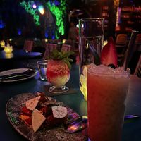 Potato and cocktails   at Mothership in San Diego