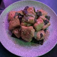 “tofu” delicious!!  at Mothership in San Diego