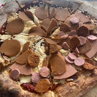 The dough is amazing, the toppings not so much plus they are added after the pizza is cookedd  at Yerbabuena in Puebla