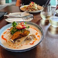 Meals and wine at Ma Pa Me in South Brisbane