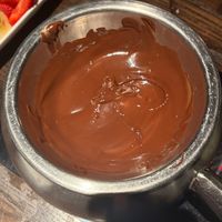 vegan chocolate fondue! at The Melting Pot in Chesterfield
