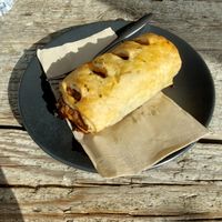 Sausage roll at Gaard 2 Coffee Hide in Sheffield