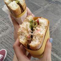 seitan kebabs (I forgot what the bread is called but it's the 5 euro one) at Vegan Come Koala in Pisa