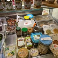 Lots of filling options to choose from for your vegan wrap!   at Vegan Come Koala in Pisa