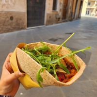 Delicious wrap  at Vegan Come Koala in Pisa