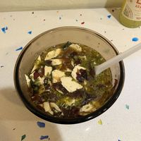 Japanese miso soup  at Vegan Come Koala in Pisa