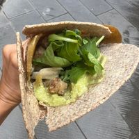 Vegan  kebab  at Vegan Come Koala in Pisa