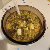 Vegan miso soup  at Vegan Come Koala in Pisa