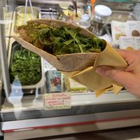 Seitan wrap (wholegrain piadina)  at Vegan Come Koala in Pisa