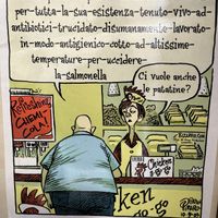 Poster  at Vegan Come Koala in Pisa