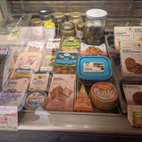 Vegan products at Vegan Come Koala in Pisa