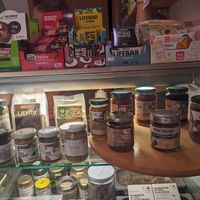 Vegan products at Vegan Come Koala in Pisa
